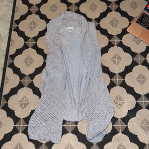 Sleeveless knit cardigan